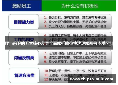 腰与前卫的五大核心差异全面解析助你快速理解两者本质区别 腰与前卫的五大核心差异全面解析助你快速理解两者本质区别
