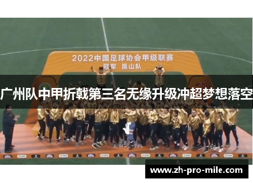 广州队中甲折戟第三名无缘升级冲超梦想落空