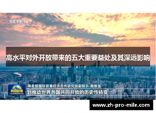 高水平对外开放带来的五大重要益处及其深远影响